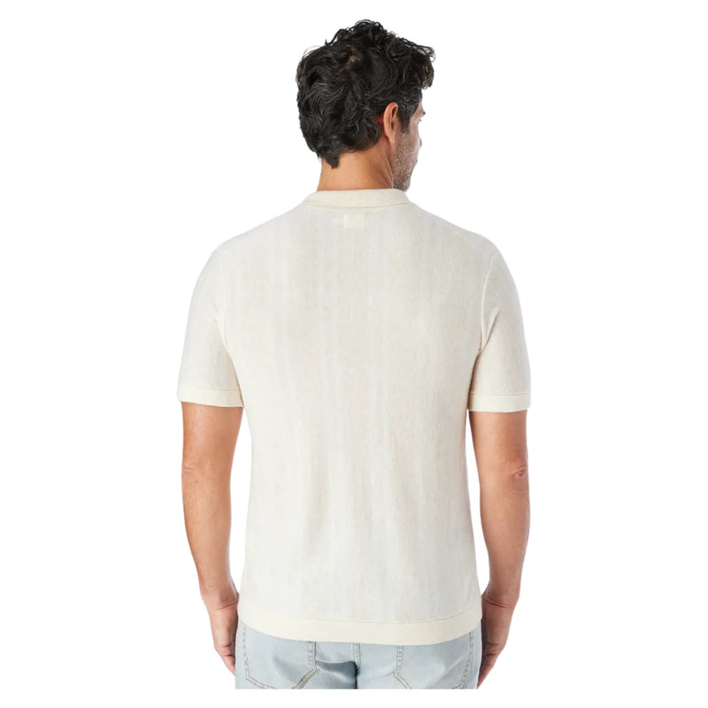 Seawool Sweater Shirt - White Lotus – Neutral Beach Stripe