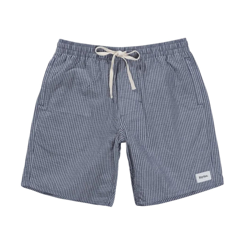 Seersucker Stripe Jam – Indigo