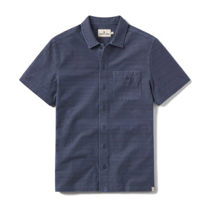 Sequoia Jacquard Button Down – Harbor Blue