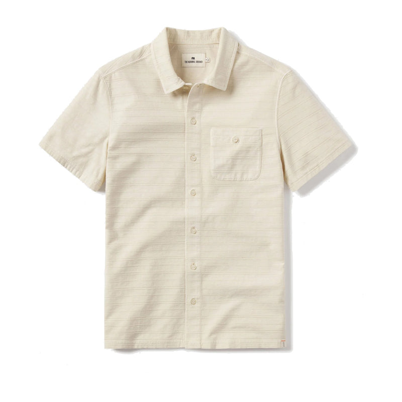 Sequoia Jacquard Button Down – Bone