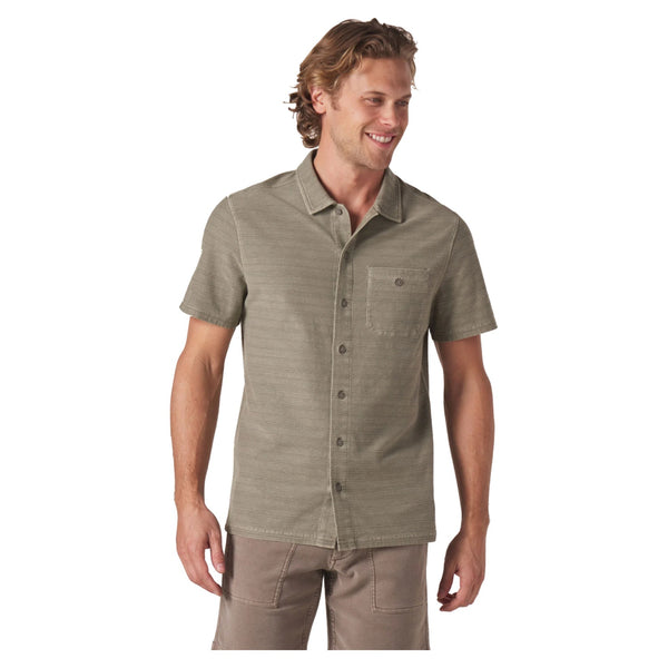 Sequoia Jacquard Button Down – Moss