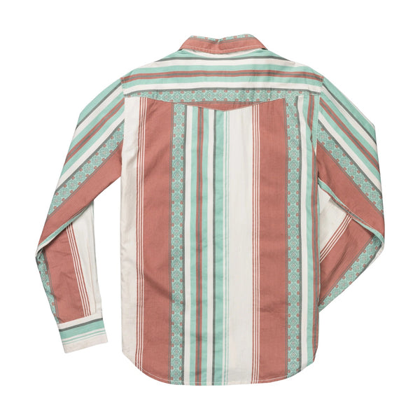 Serape Pearl Snap Shirt - Rooster 