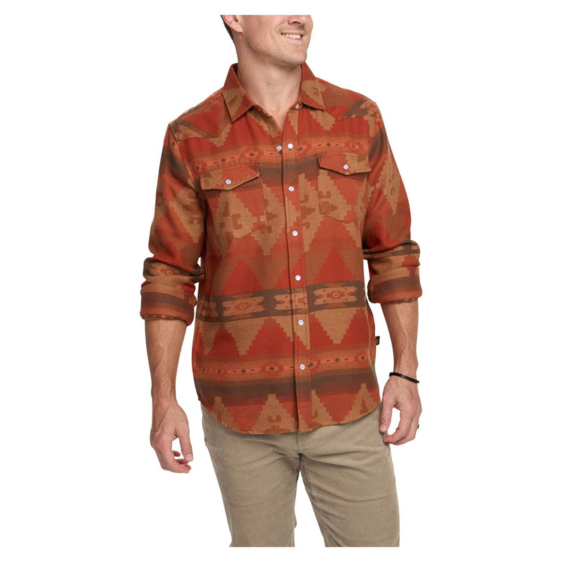 Sheridan Flannel – Mitla Motifs : Terracotta