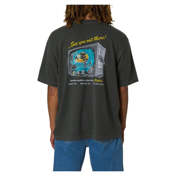 Sherwin Box Fit Tee – Black Wash