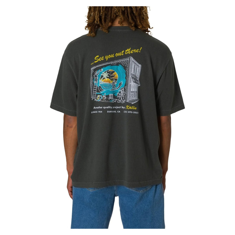 Sherwin Box Fit Tee – Black Wash