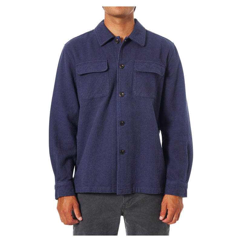 Shiloh Flannel – Polar Navy