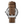 Runwell 41mm Dark Coffee Leather Strap - Rooster 