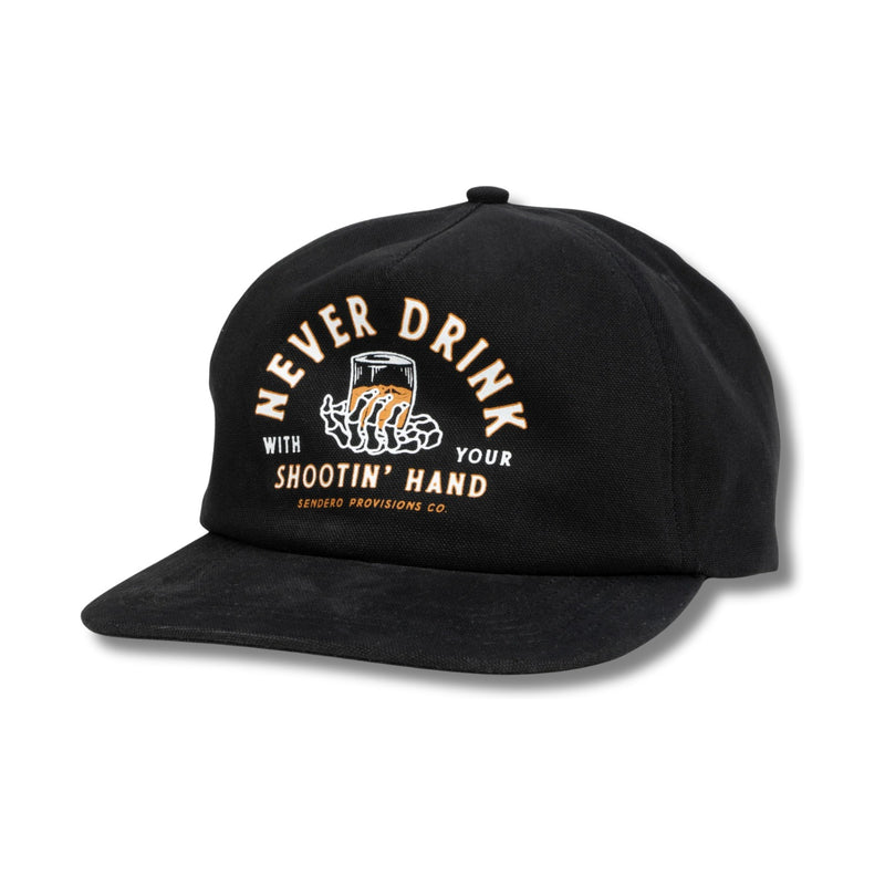 Shootin' Hand Hat - Black - Rooster 