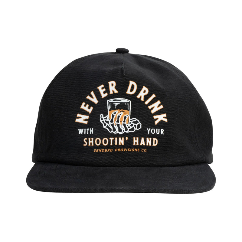 Shootin' Hand Hat - Black - Rooster 