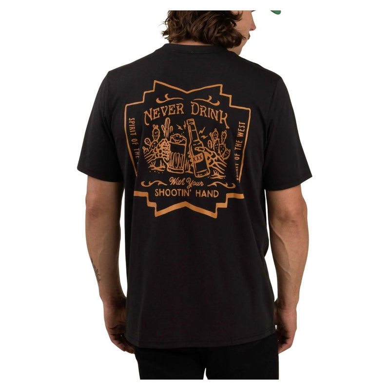 Shootin' Hand Salud T-Shirt – Black