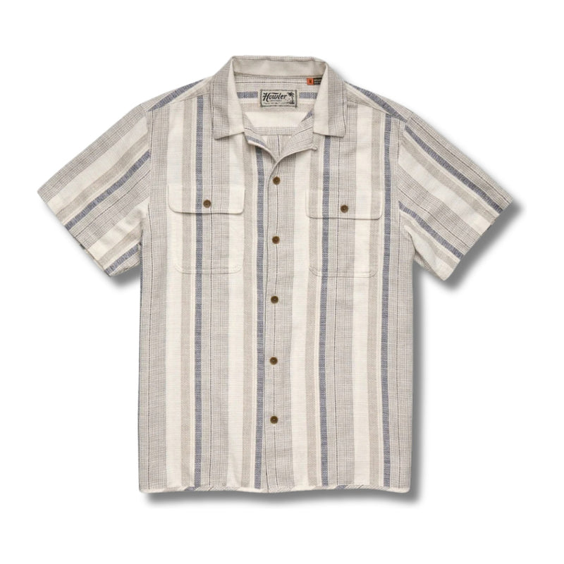 Shores Club Shirt - Old Bill Stripe – Limestone