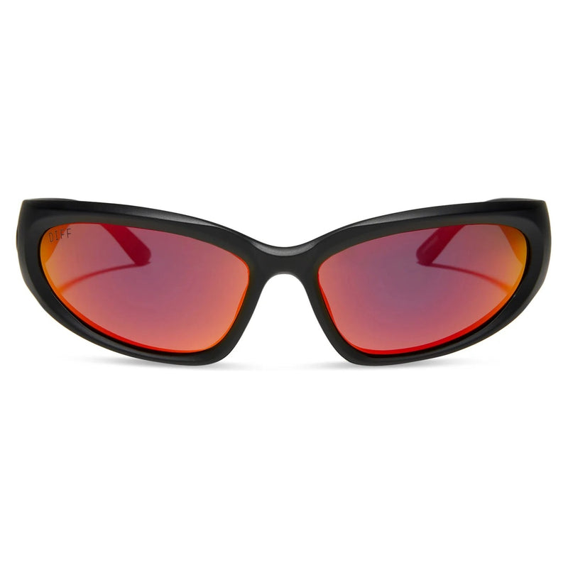 Side Out – Matte Black + Sunset Mirror Polarized