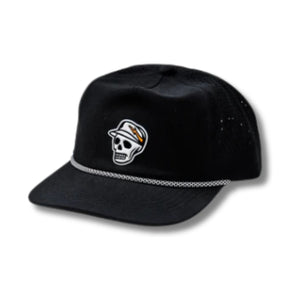 Skull Caddie Performance Rope Hat – Black