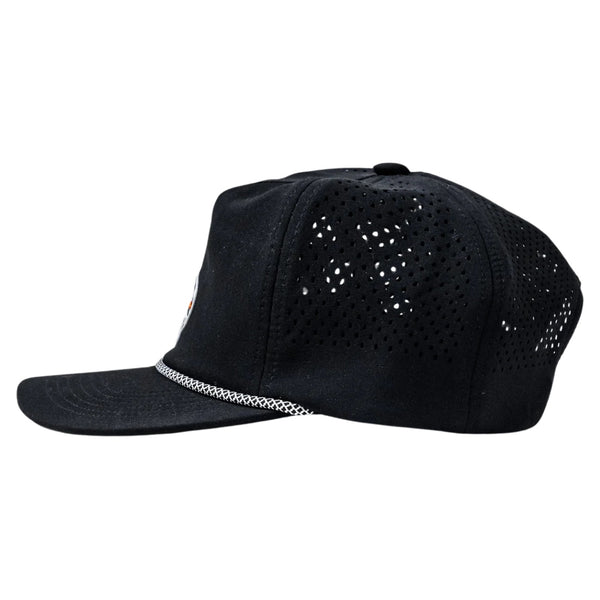 Skull Caddie Performance Rope Hat – Black