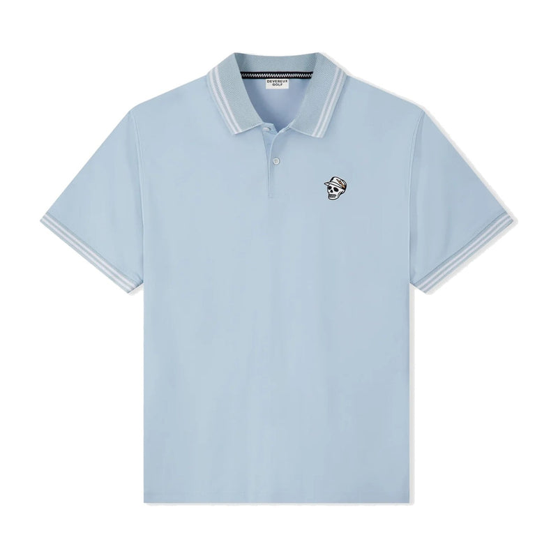 Skull Caddie Tip Polo – Marine Layer Blue