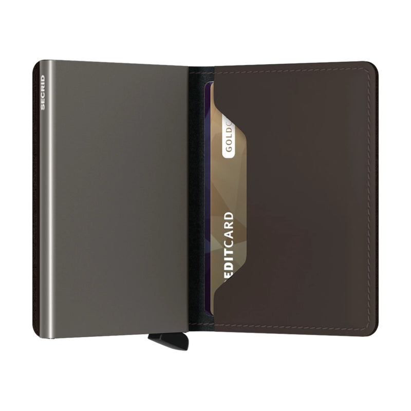 SlimWallet – Matte Truffle