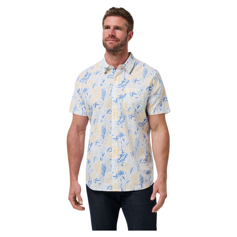 Souvenir City Button Up – White