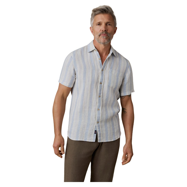 Ss Palma Linen Shirt - Rooster 