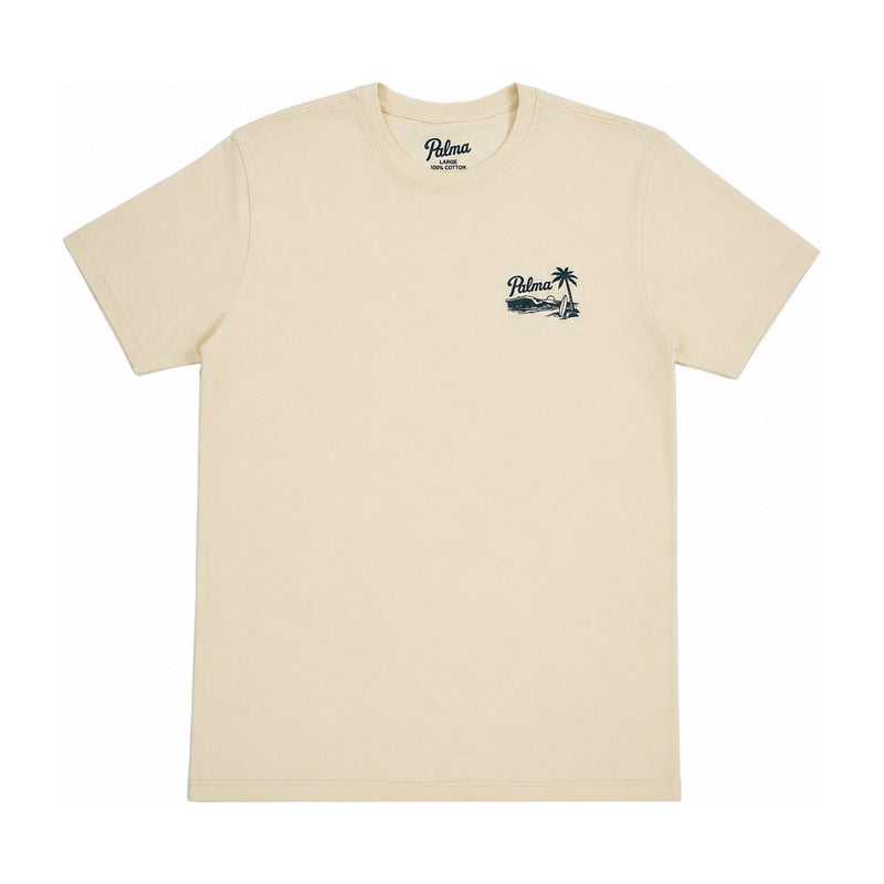SS Palma Waves Tee – Vintage White