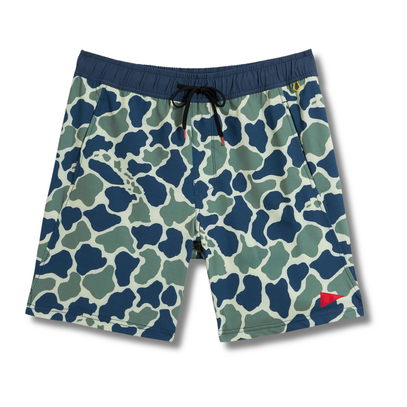 Standard Issue Elastic Short – Blue Camo