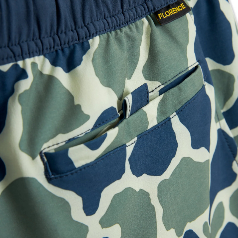 Standard Issue Elastic Short – Blue Camo