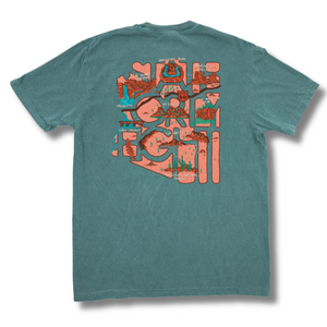 Explore Arizona Heavy Weight Tee – Blue Spruce