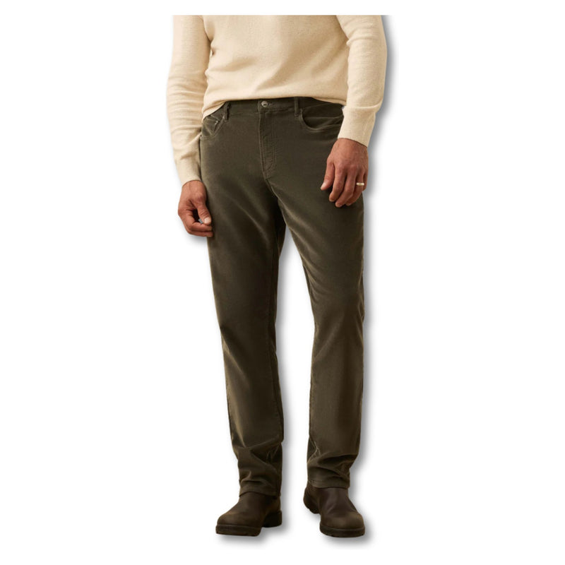 Stretch Terry Corduroy 5-Pocket Pant – Mountain Forest