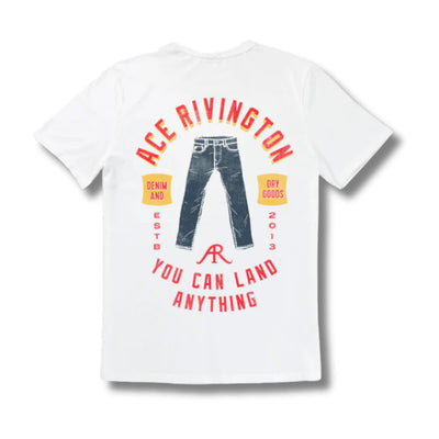 Super Supima Tee - Ace Denim - Chalk