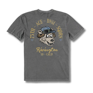 Supima Tee - Bear Pilot Carbon - Rooster 