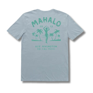 Supima Tee - Mahalo Horizon Blue - Rooster 