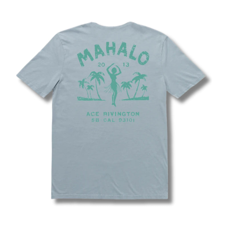 Supima Tee - Mahalo Horizon Blue - Rooster 