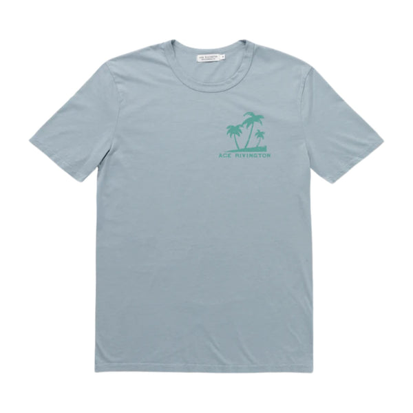 Supima Tee - Mahalo Horizon Blue - Rooster 