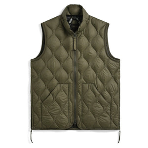 Military Hi Neck W-Zip Down Jacket (Soft Shell) - Rooster 