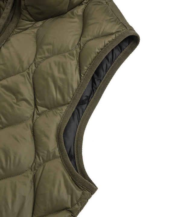 Military Hi Neck W-Zip Down Jacket (Soft Shell) - Rooster 