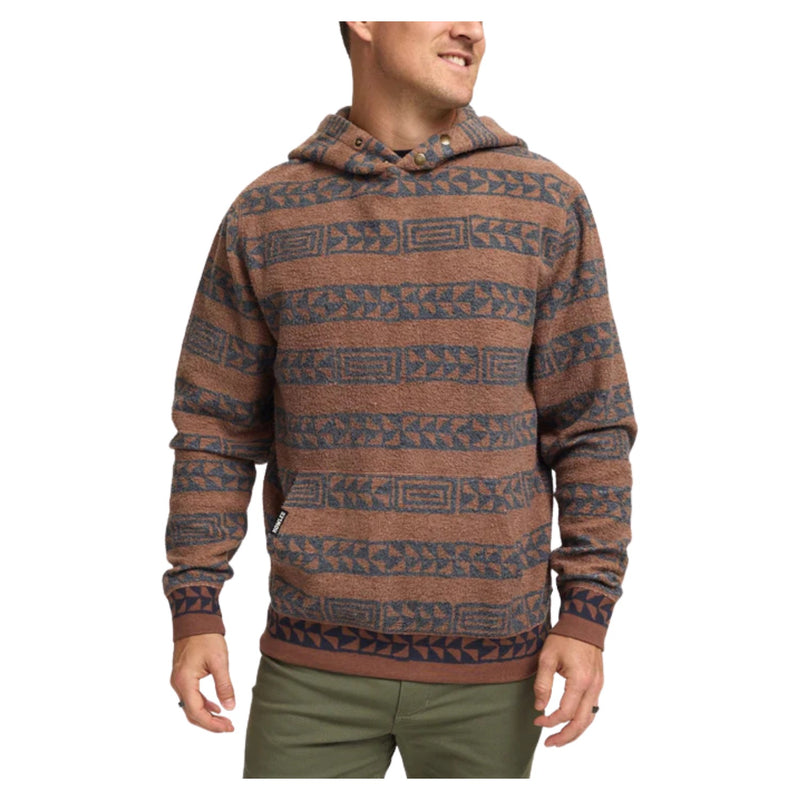 Tajima Hoodie - Hanko Stripe – Mink Brown