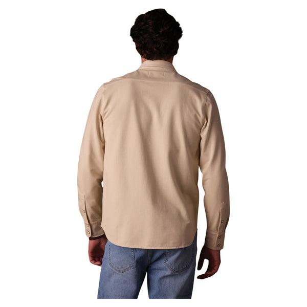 Tentoma Stretch Vintage Button Up – Bone