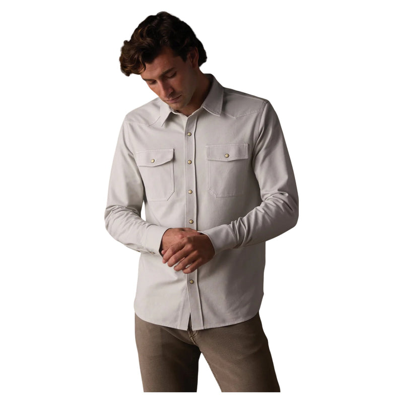 Tentoma Stretch Vintage Button Up – Dawn Blue