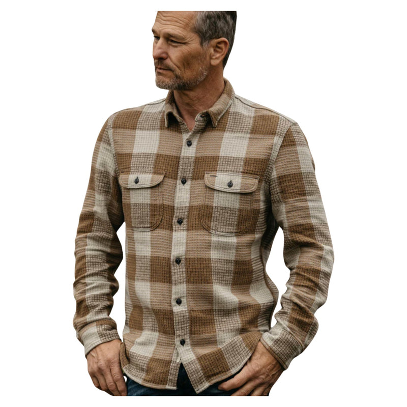 The Brace Waffle Plaid – Fog