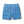 Flat lay of Fair Harbor Breaker Short in Wave Blue showcasing drawstring waistband, performance fabric, and clean stitching