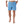 Front view of Fair Harbor Breaker Short in Wave Blue featuring an elastic drawstring waistband, tailored fit, and water-ready fabric