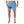 Front view of Fair Harbor Breaker Short in Wave Blue featuring an elastic drawstring waistband, tailored fit, and water-ready fabric