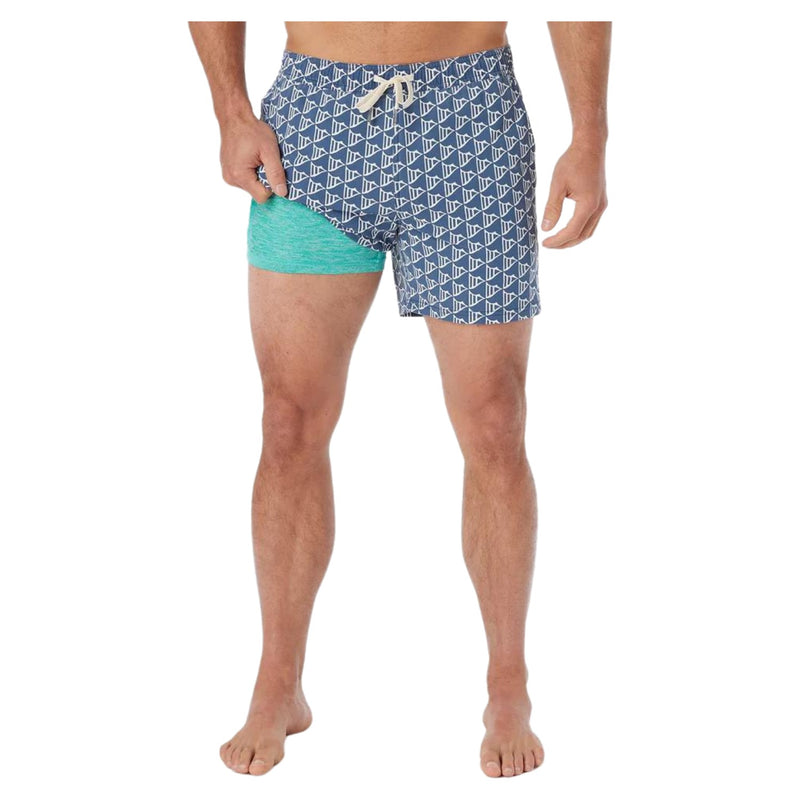 The Bungalow Trunk – Navy Windy Flags