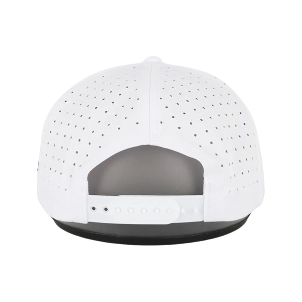 Back view of Waggle The Chase Hat with an adjustable snapback closure and ventilated mesh for added airflow