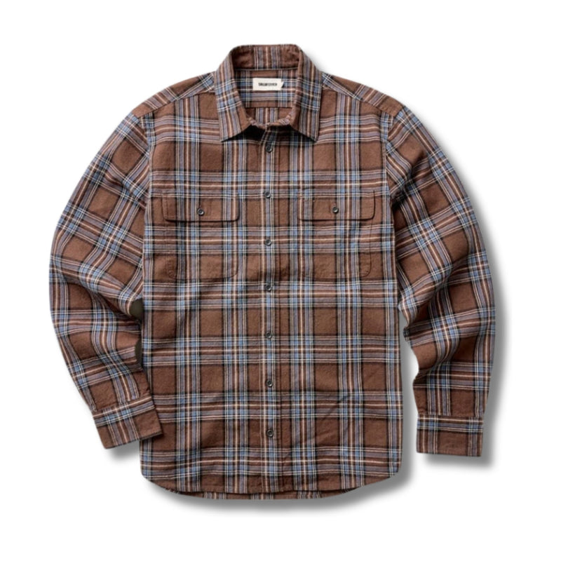 The Craftsman Shirt – Brick Plaid
