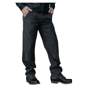 The Double Knee Pants Classic Straight - Concrete - Rooster 