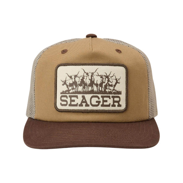 The Herd Snapback Tan/ Brown - Rooster 