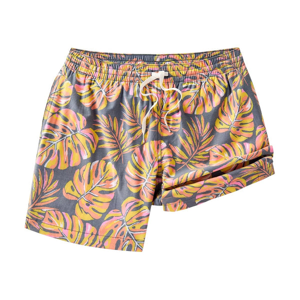The Monstera Mixes 5.5" (Classic Lined Swim Trunk) - Rooster 