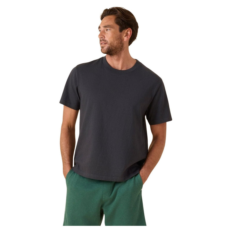 The S/S Big Heavy Tee – Washed Black