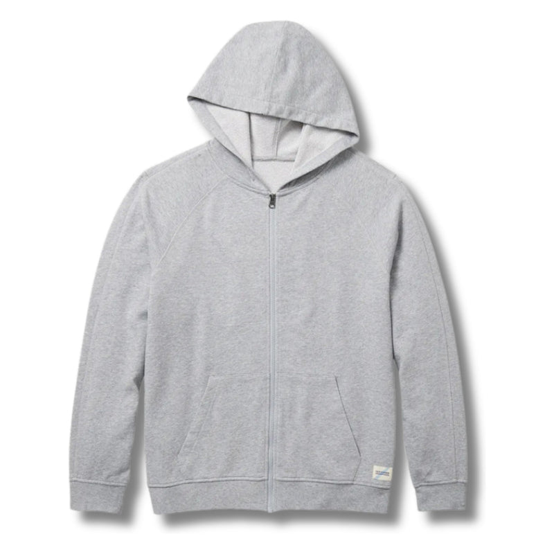 The Saltaire Full Zip Hoodie – Heather Grey