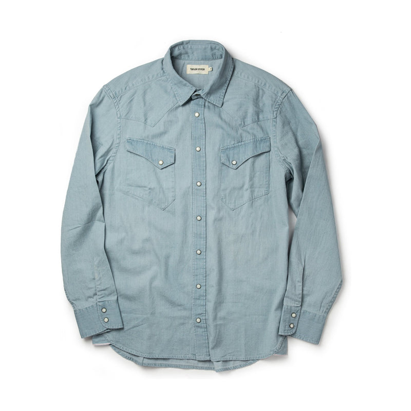 The Western Shirt – Washed Denim